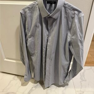 Banana Republic Light Gray Dress Shirt